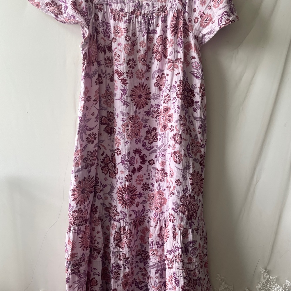 Sonoma Cotton Floral Maxi Dress